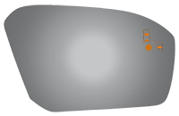 SIDE VIEW MIRROR W BLIND SPOT CROSS PATH